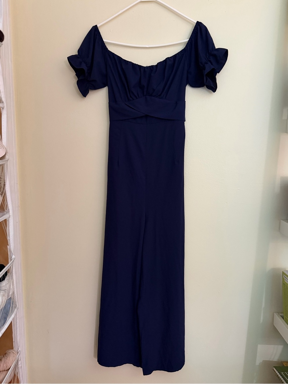 Navy Wide Leg Jumpsuit